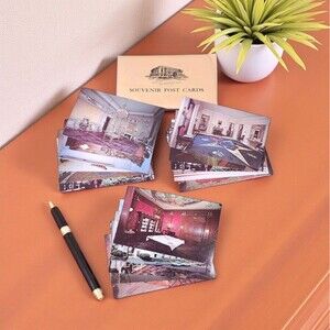 Set 15 Vintage Postcards Eastern Star Temple Perry Belmont House DC w/ Folder